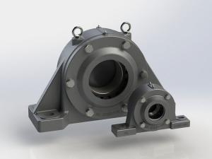 DTⅡZ1106皮帶機(jī)專用軸承座悶蓋固定端適配軸承型號22212